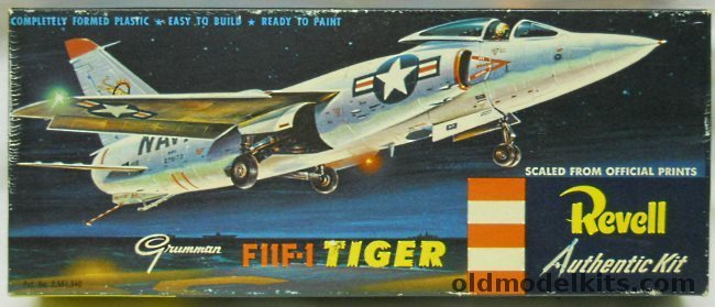 Revell 1/55 Grumman F11F-1 Tiger - 'S' Issue -  (F11F1), H249-89 plastic model kit